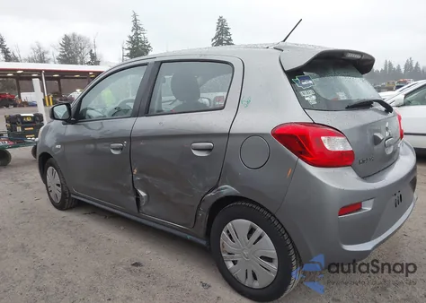 2018 Mitsubishi Mirage Es z USA, uszkodzony, nr VIN ML32A3HJ6JH003141